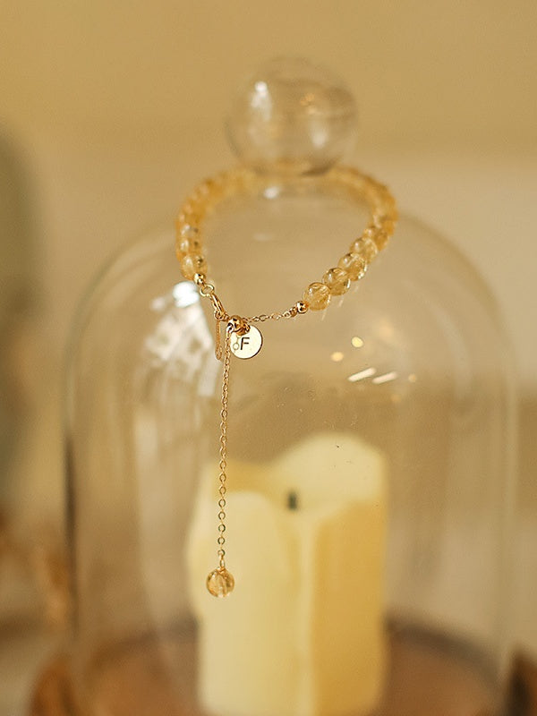 Citrine Crystal Bracelet