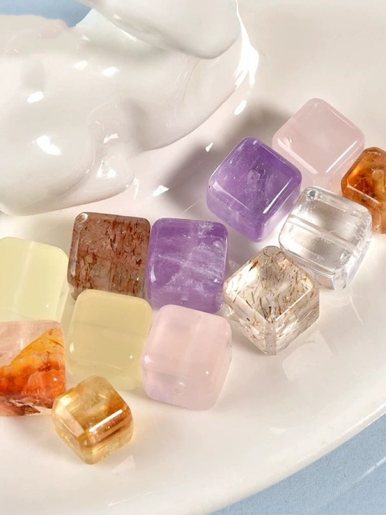 Citrine & Clear Quartz Jewelry with Customizable