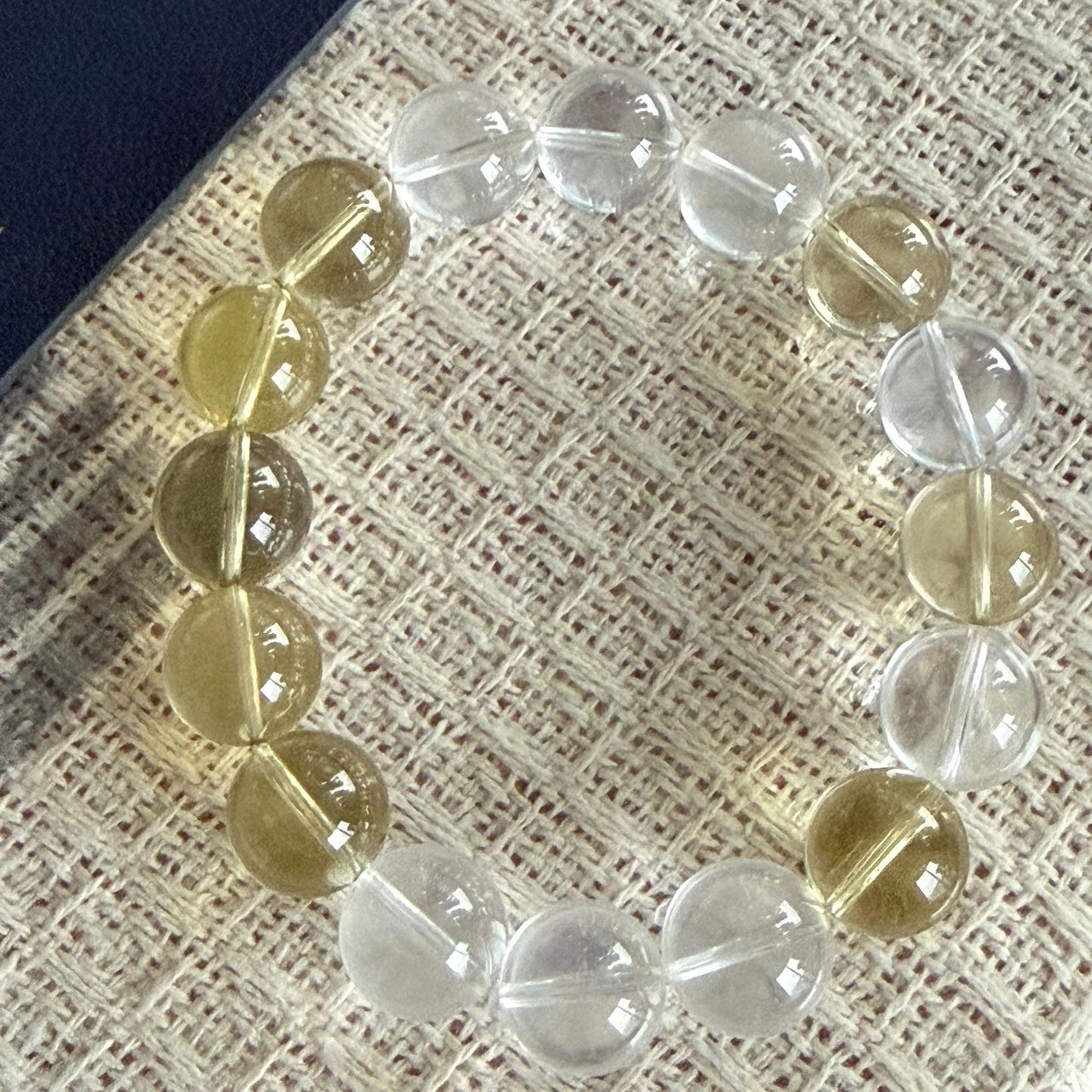 Natural Crystal Crystal Bracelet with Couple · D007