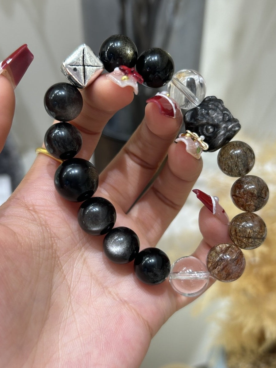 Clear Quartz Crystal Bracelet