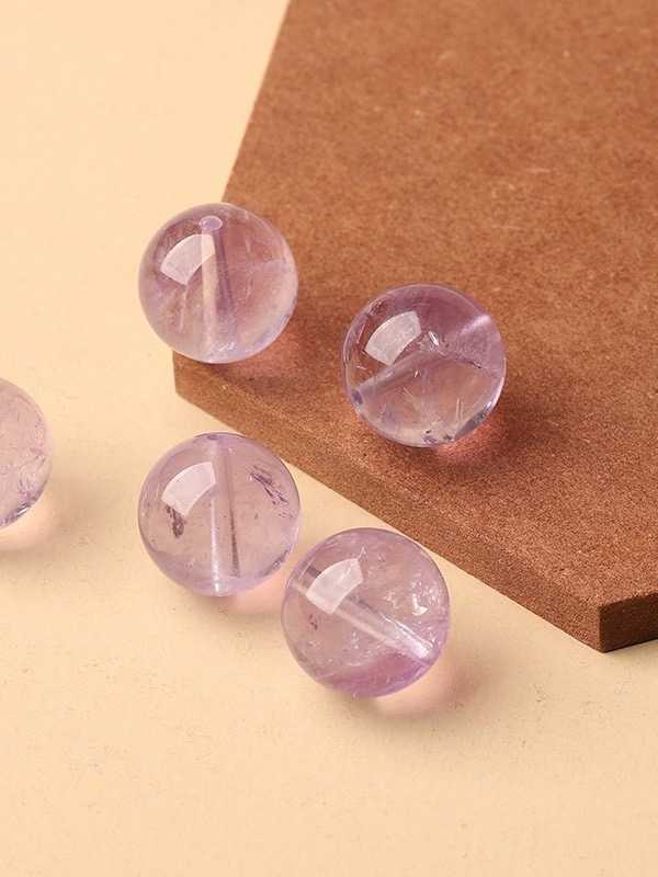 Natural Crystal Single Bead with Customizable