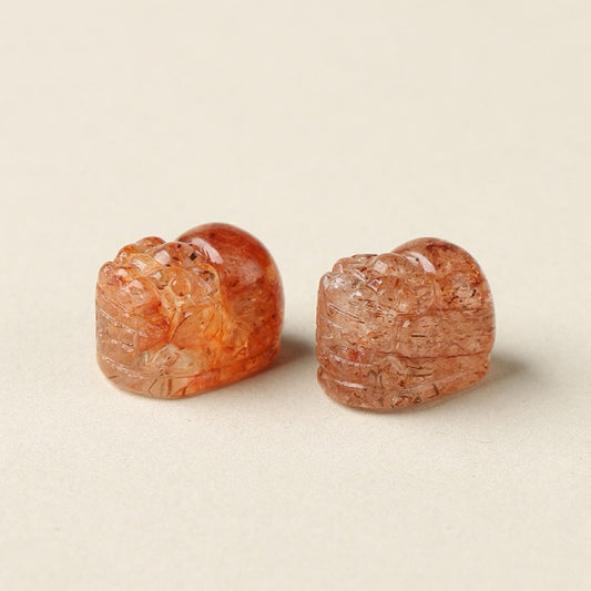 Crystal Single Crystal Bead with Customizable & Pixiu · Z062