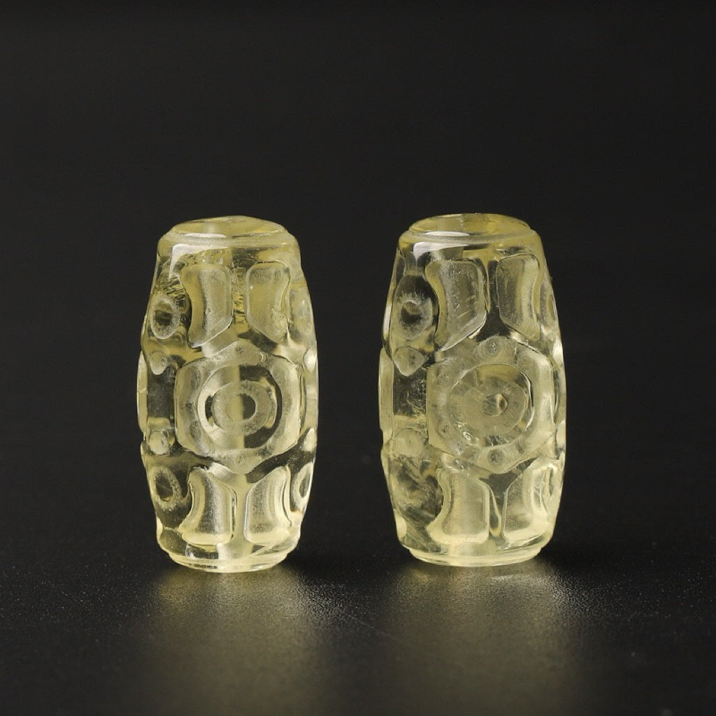 Citrine Single Crystal Bead with Customizable · Z060
