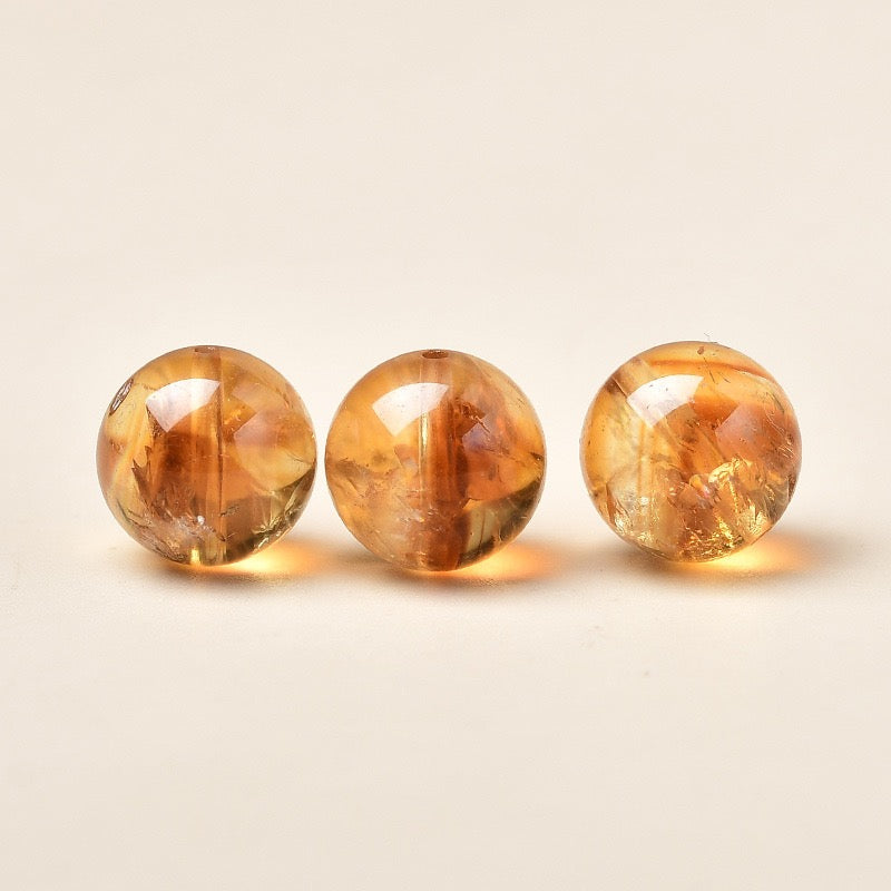 Citrine Single Crystal Bead · Z026