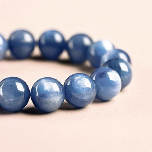 Kyanite Single Crystal Bead with Customizable · Z011