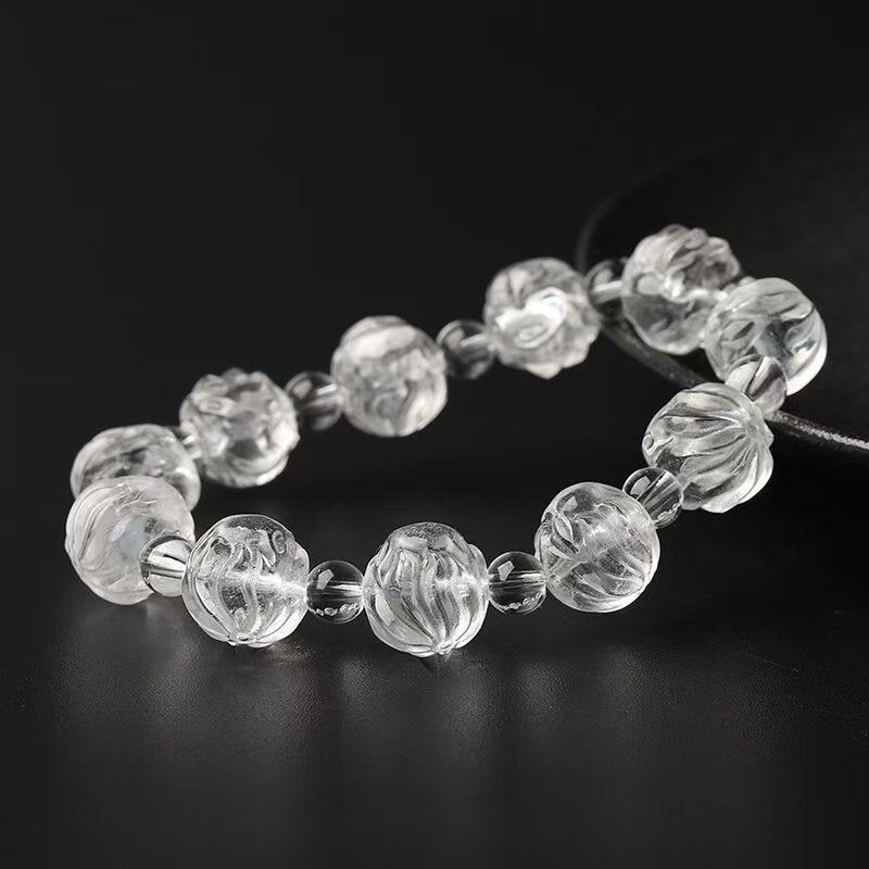 Clear Quartz Crystal Bracelet · S058