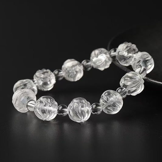 Clear Quartz Crystal Bracelet · S058