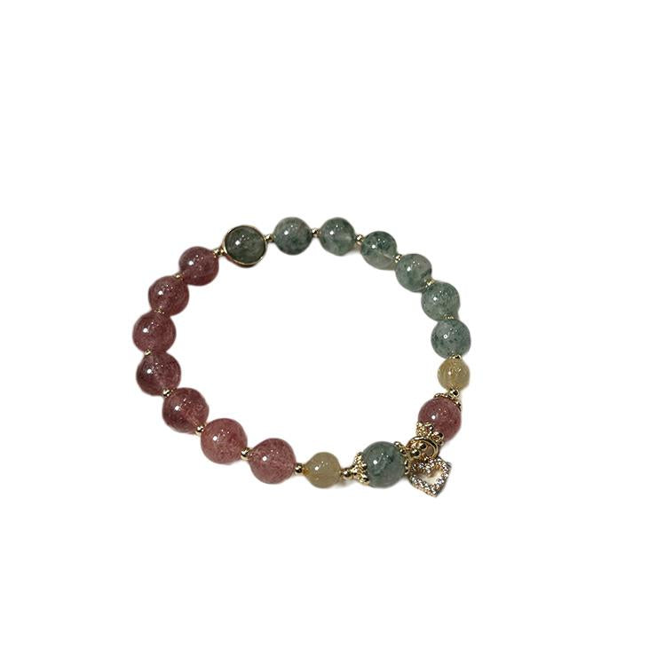 Natural Natural Crystal Bracelet with Couple