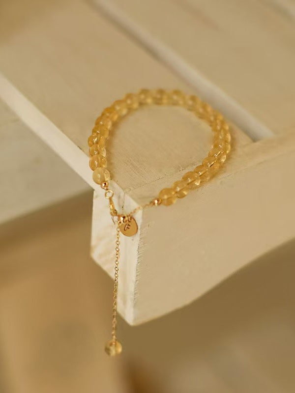 Citrine Crystal Bracelet