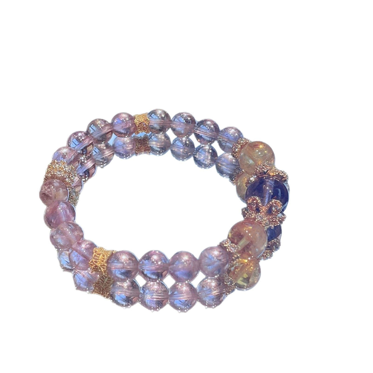 Natural Natural Crystal Bracelet with Couple