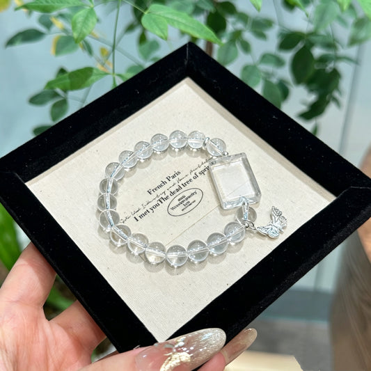 Clear Quartz Crystal Bracelet · S061