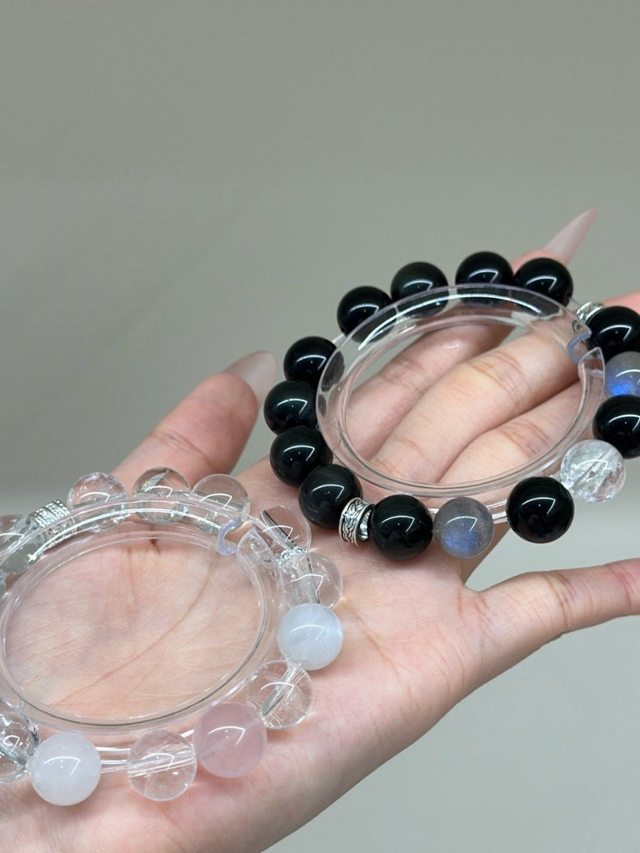 Natural Natural Crystal Bracelet with Couple