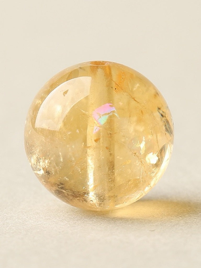 Citrine Single Crystal Bead with Customizable