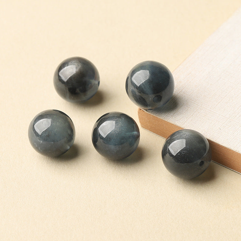 Aquamarine Single Crystal Bead