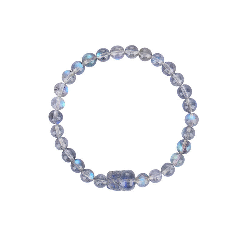 Natural Crystal Bracelet with Couple & Pixiu