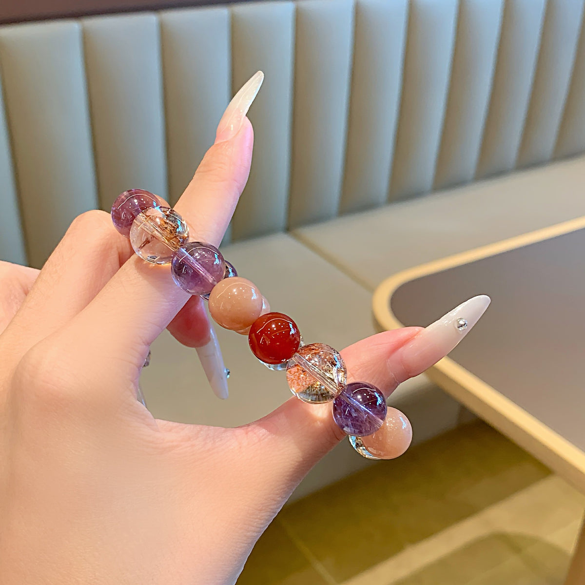 Amethyst Crystal Bracelet