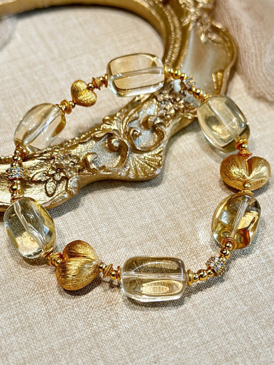 Citrine Crystal Bracelet
