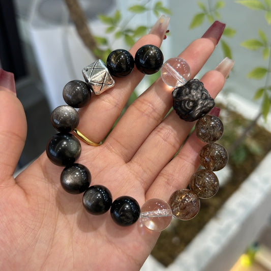 Clear Quartz Crystal Bracelet · S037