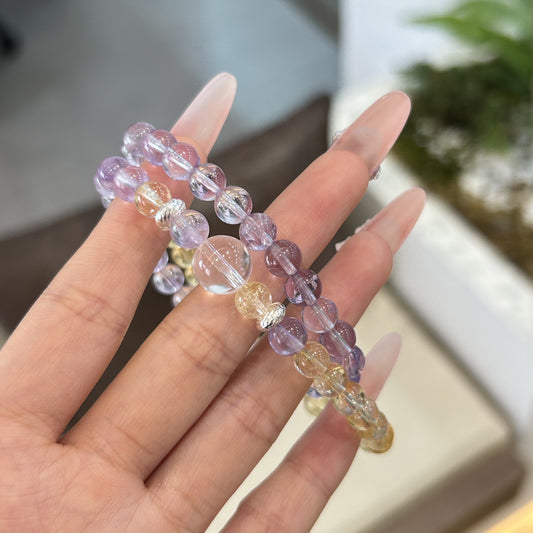 Natural Crystal Crystal Bracelet · HR004