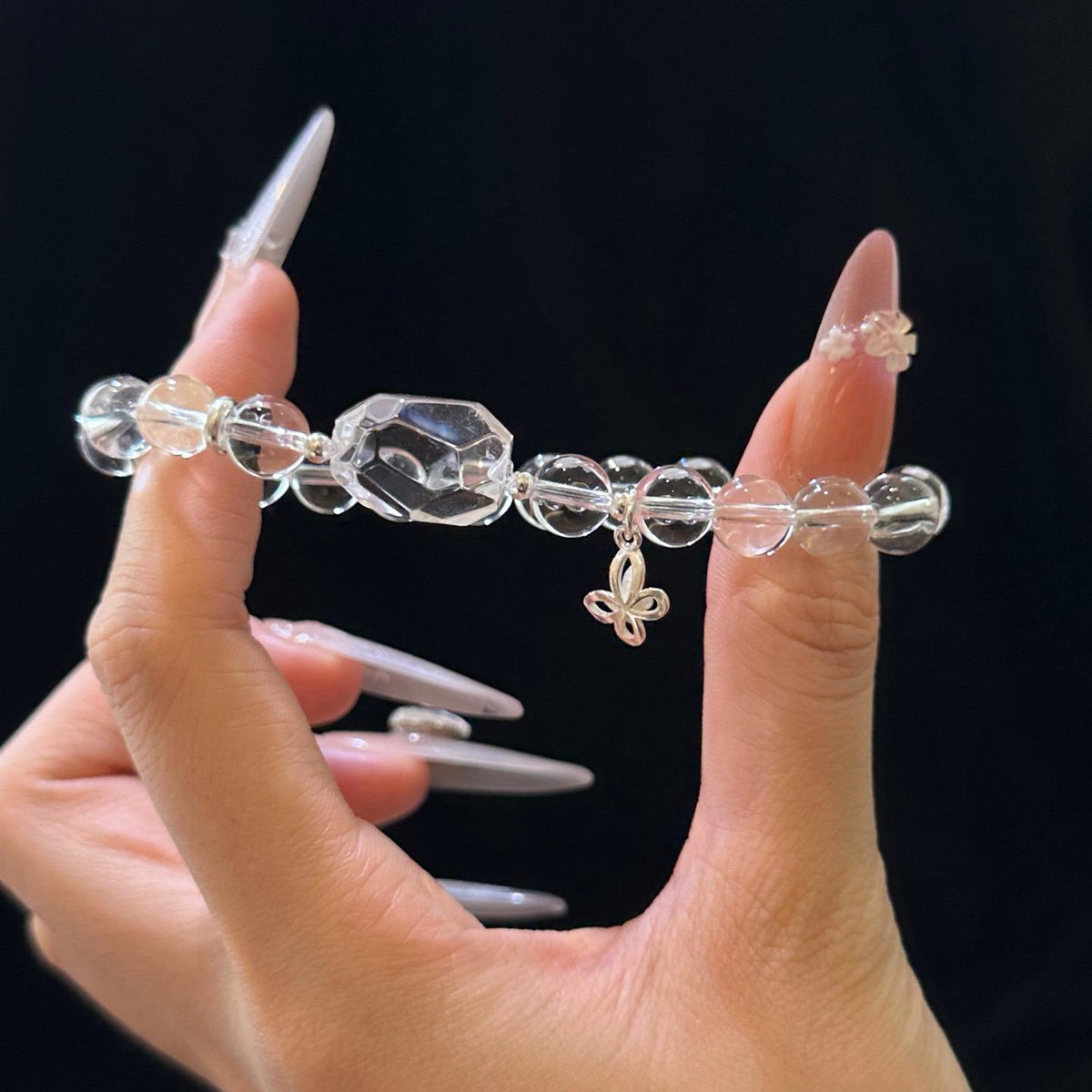 Clear Quartz Crystal Bracelet