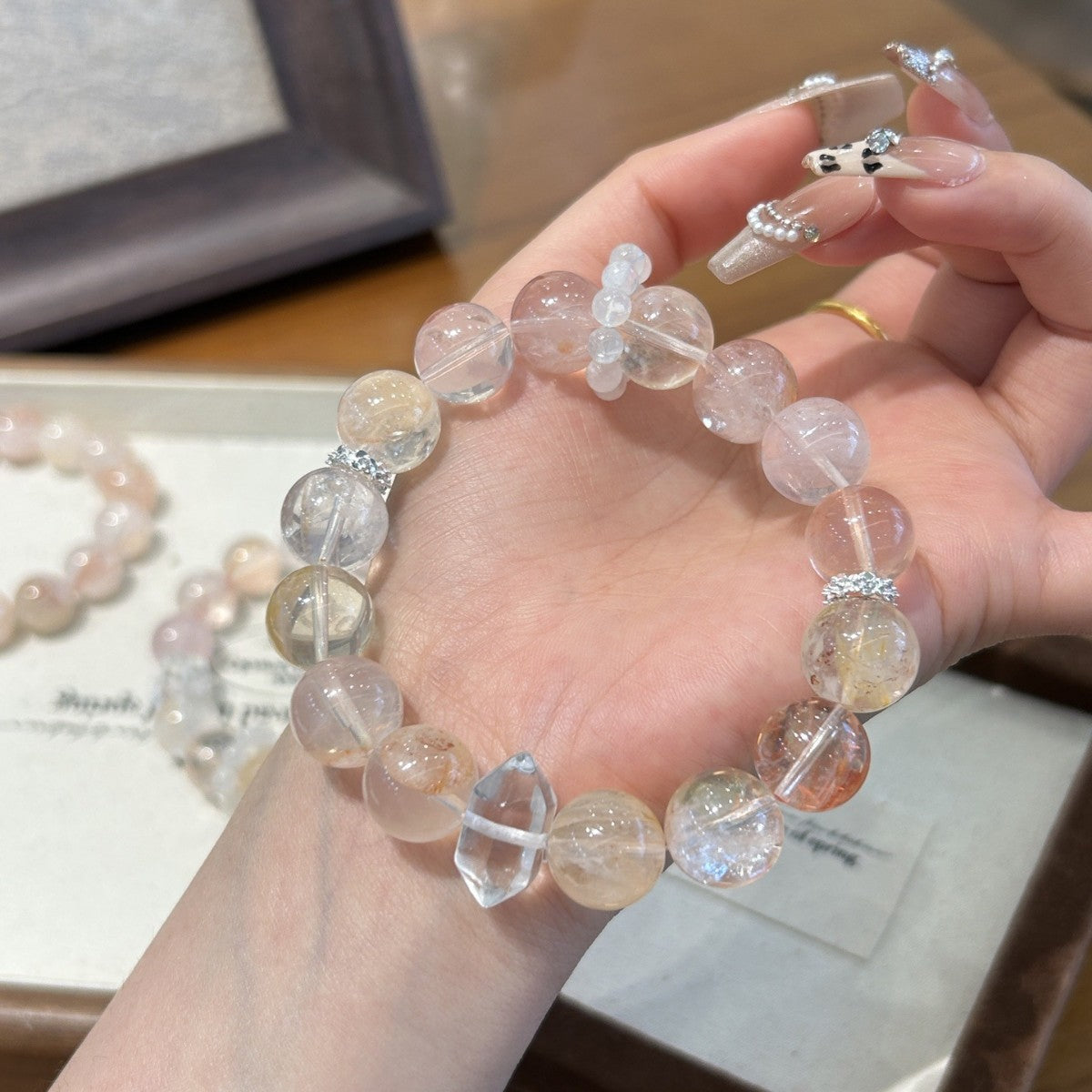 Clear Quartz Crystal Bracelet