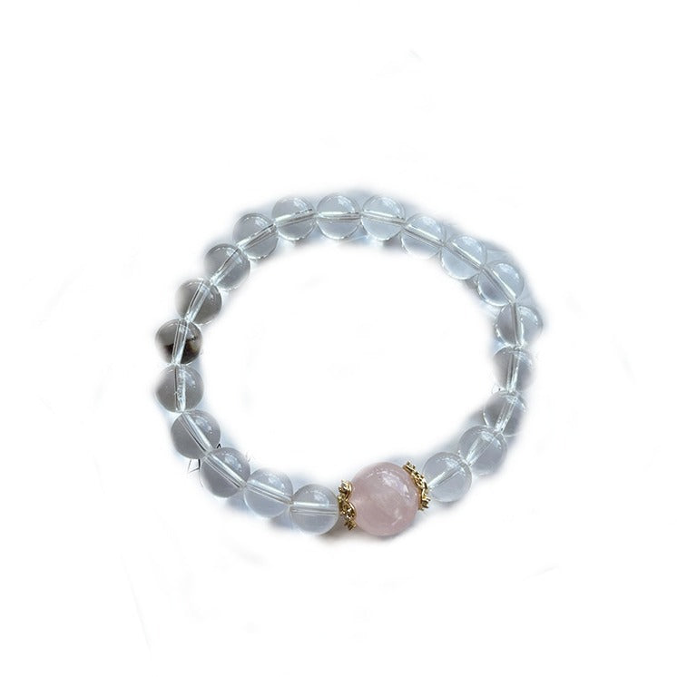 Natural Natural Crystal Bracelet with Couple