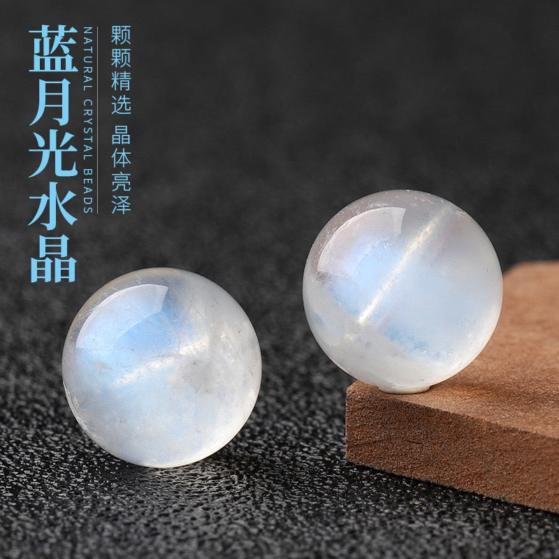 Moonstone & Labradorite Single Crystal Bead · Z034