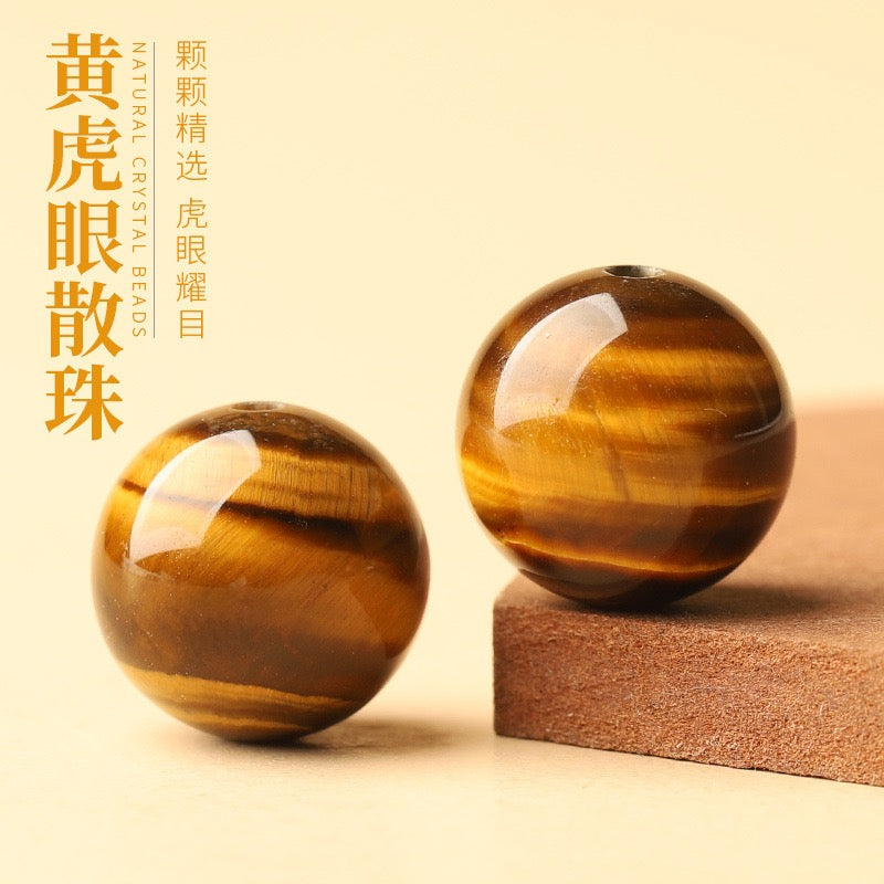 Natural Crystal Single Crystal Bead with Customizable · Z071