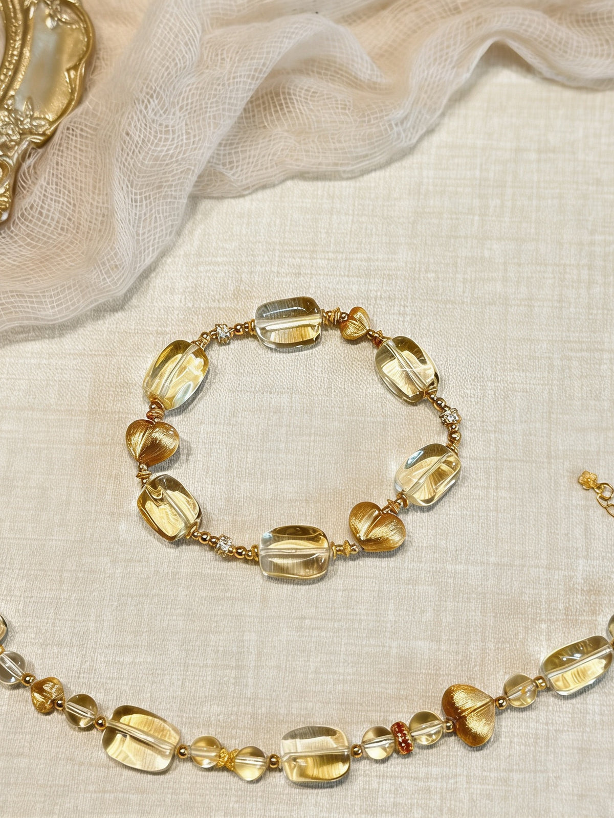 Citrine Crystal Bracelet