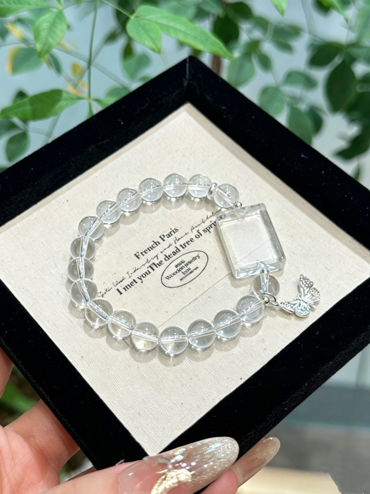 Clear Quartz Crystal Bracelet