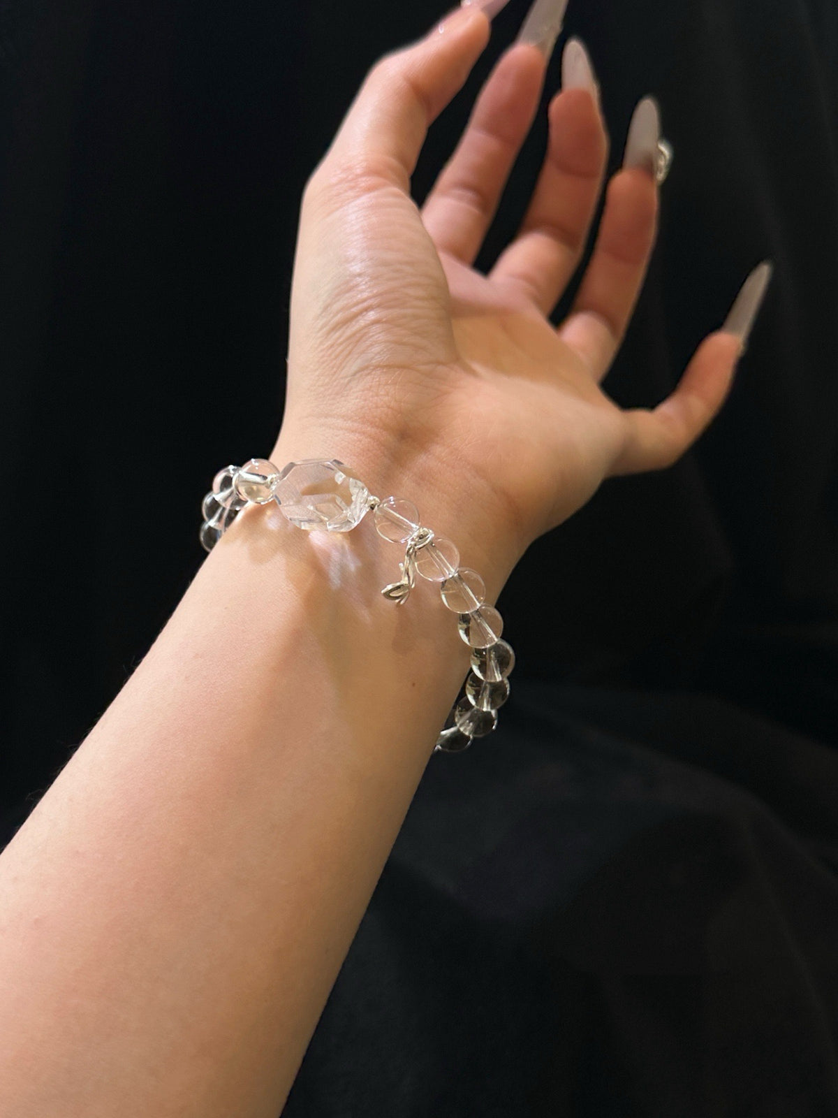 Clear Quartz Crystal Bracelet
