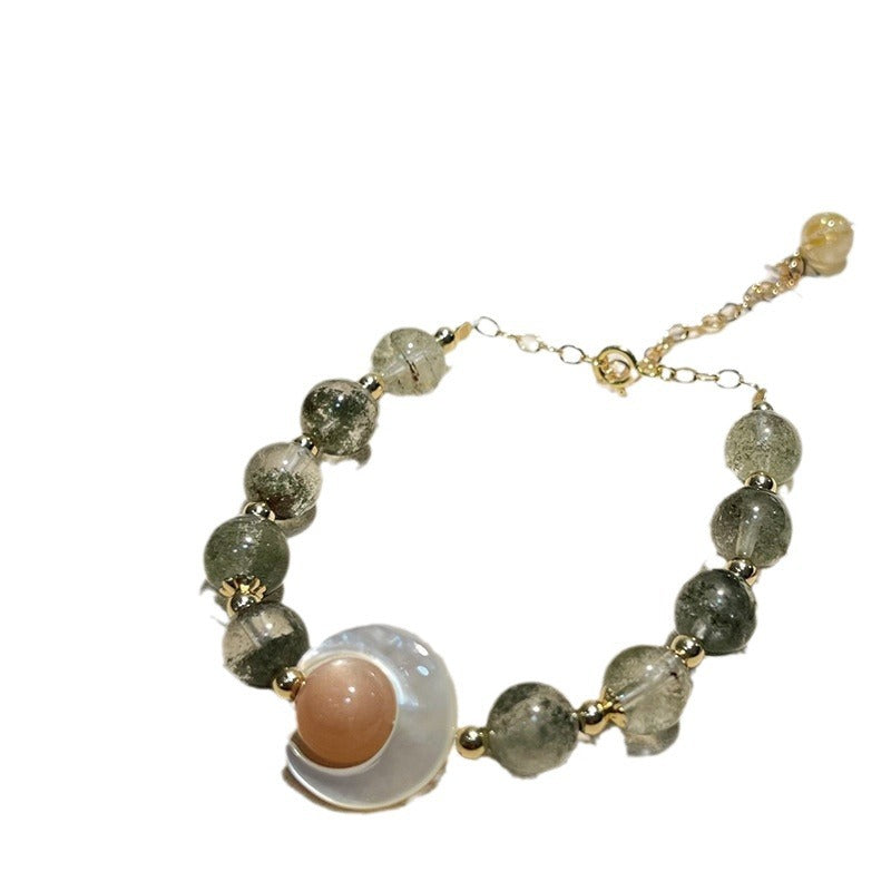 Natural Natural Crystal Bracelet with Couple