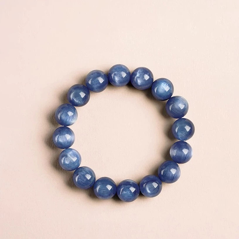 Kyanite Single Crystal Bead with Customizable
