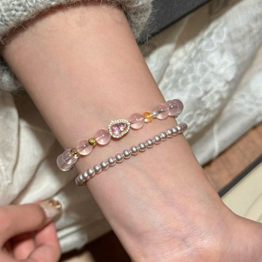 Natural Crystal Crystal Bracelet · DB015