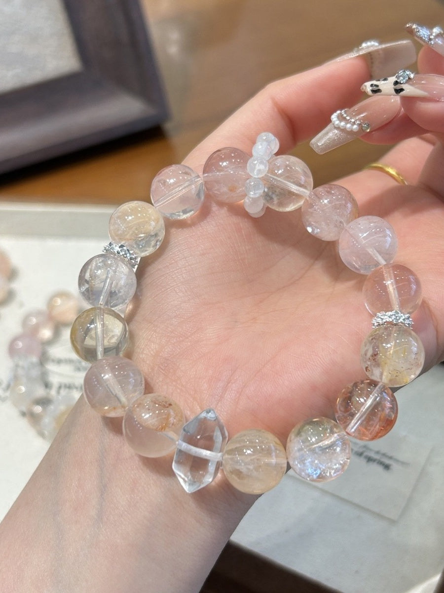 Clear Quartz Crystal Bracelet