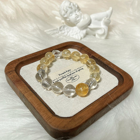 Natural Crystal Crystal Bracelet with Couple · S033