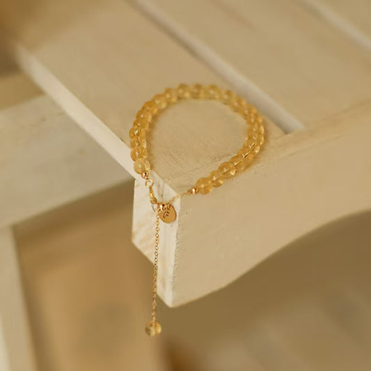 Citrine Crystal Bracelet · S064