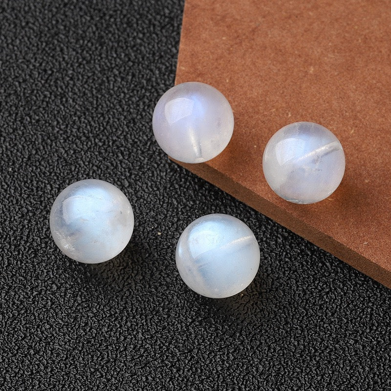Moonstone & Labradorite Single Crystal Bead · Z034