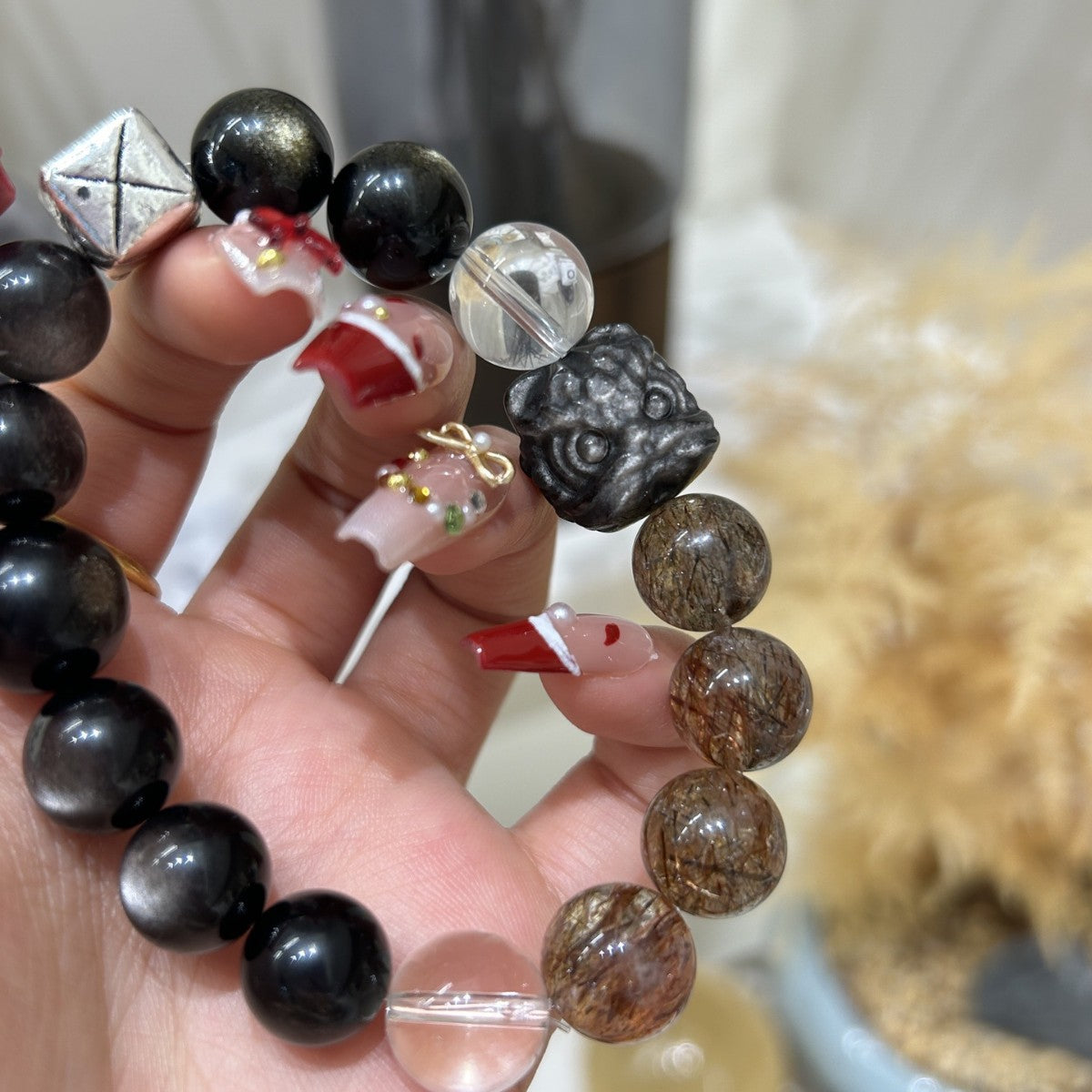 Clear Quartz Crystal Bracelet