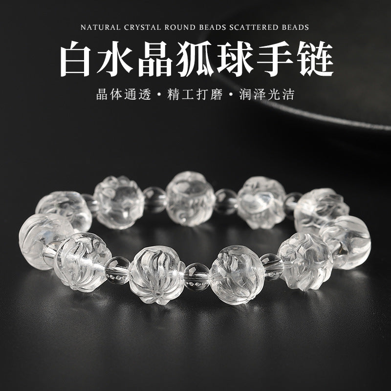 Clear Quartz Crystal Bracelet · S058