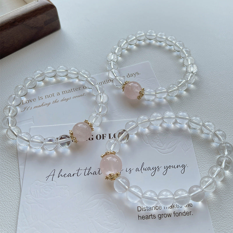 Natural Crystal Crystal Bracelet with Couple · S050