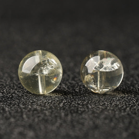 Citrine Single Crystal Bead with Customizable · Z046