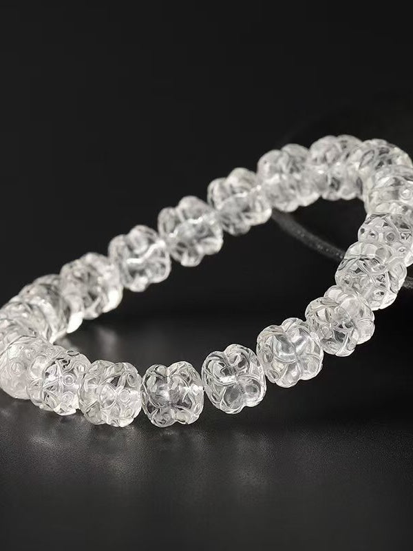 Clear Quartz Crystal Bracelet
