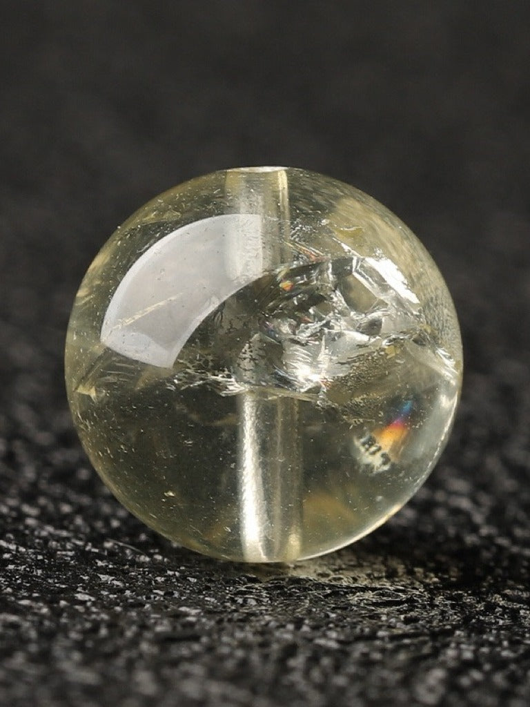 Citrine Single Crystal Bead with Customizable · Z046