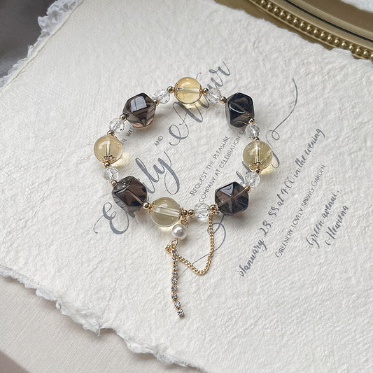 Natural Crystal Crystal Bracelet with Couple · S043