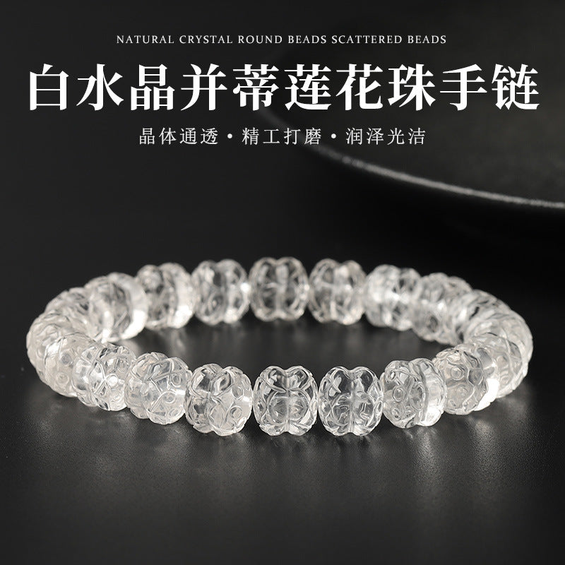Clear Quartz Crystal Bracelet · S059