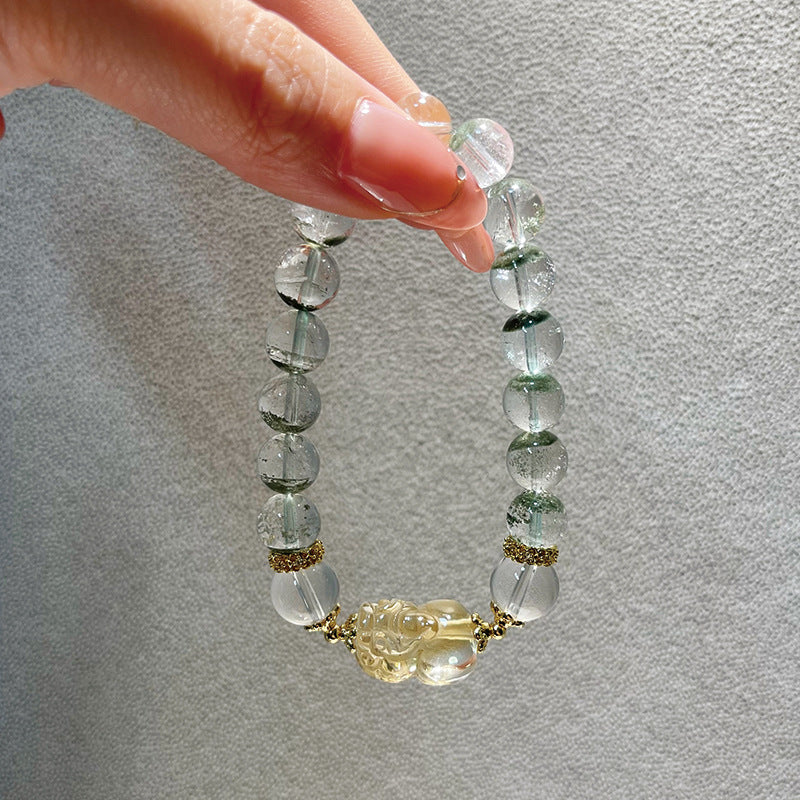 Natural Natural Crystal Bracelet with Couple
