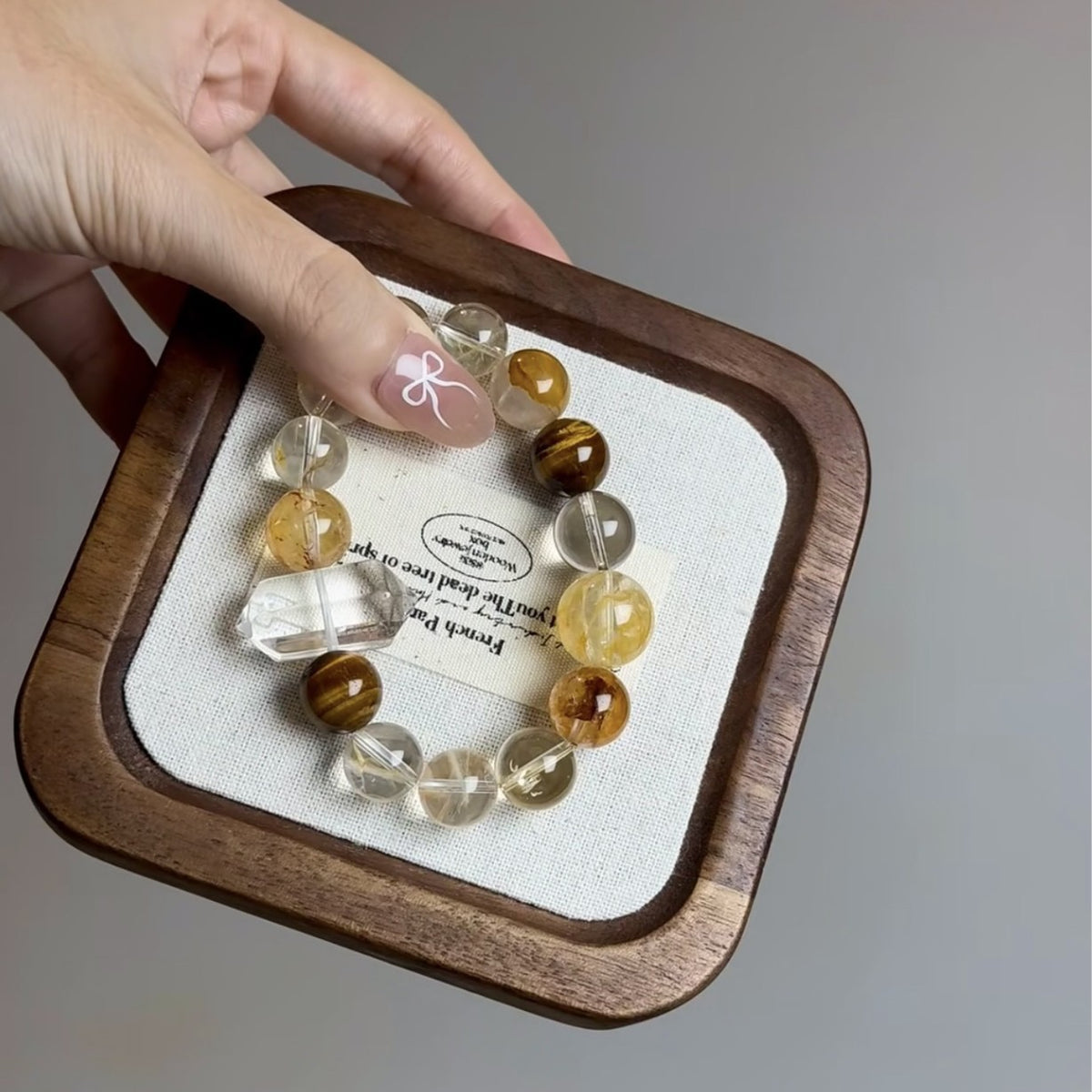 Natural Crystal Bracelet