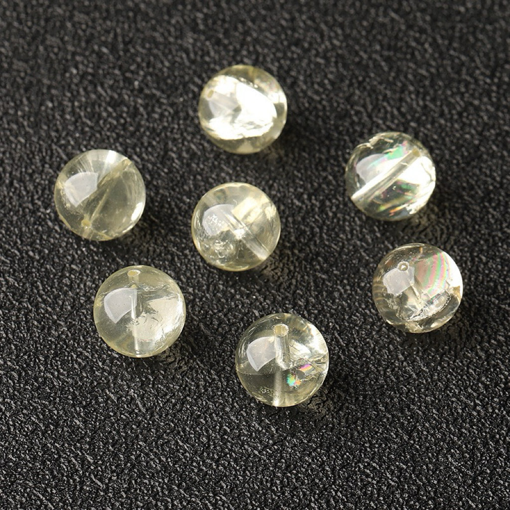Citrine Single Crystal Bead with Customizable · Z046