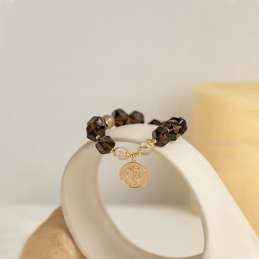 Natural Natural Crystal Bracelet with Couple